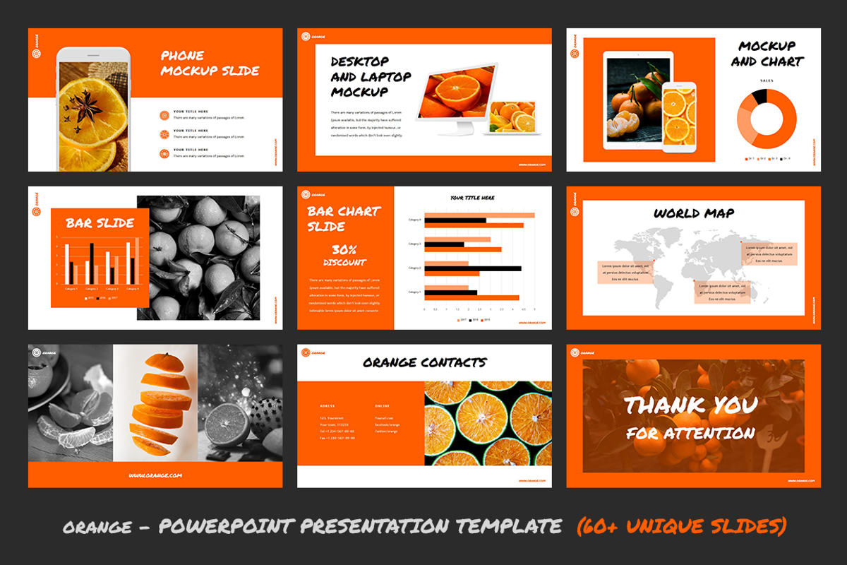 Orange - Powerpoint Template, a Presentation Template by Helga_Design (Photo 8 of 10)