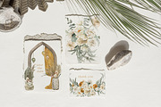 White Wedding Animals & Flowers, an Animal Illustration by Cat In Colour (Thumbnail 2 of 12)