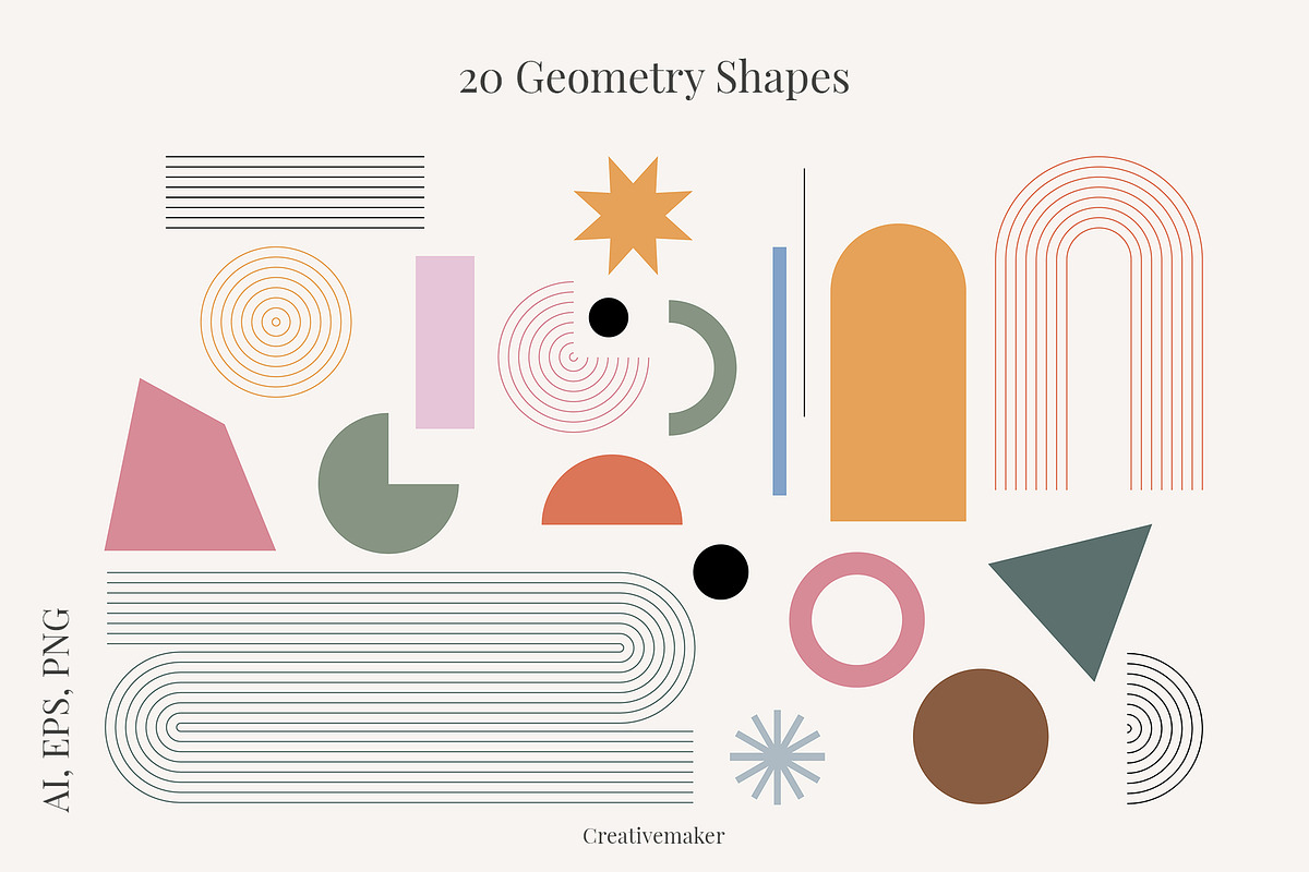 Abstract Mid Century Modern BUNDLE, an Object Graphic by Creativemaker (Photo 9 of 26)