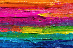 Bright multicolored abstract paintin, a Photo by Pavel_design
