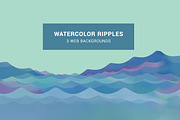 Watercolor Ripples Web Background, a Templates & Theme by audeemirza (Thumbnail 1 of 4)