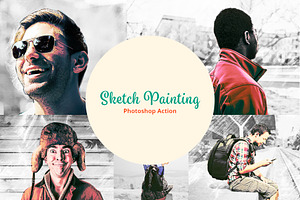Sketch Painting Photoshop Action