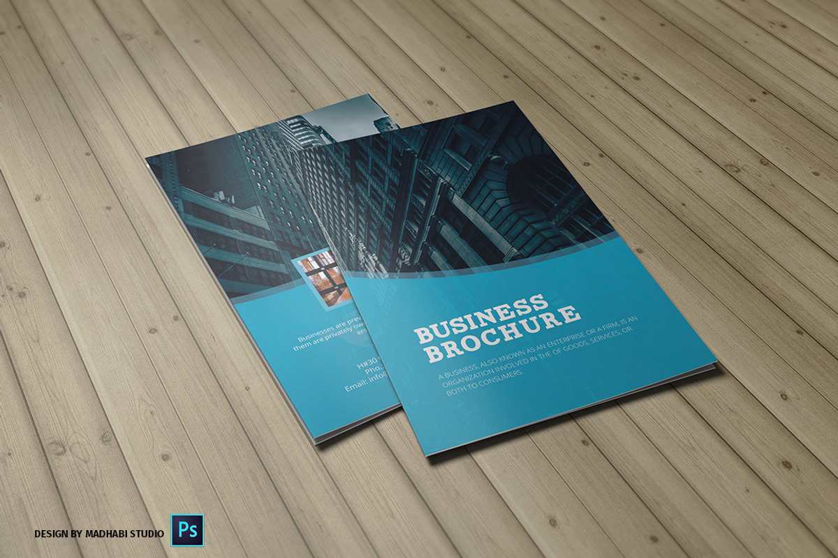 Corporate Bifold Brochure Vol 08, a Brochure Template by Madhabi Studio (Photo 3 of 5)