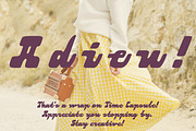 Time Capsule Nostalgic Autumn Script, a Script Font by Struvictory.art (Thumbnail 9 of 9)