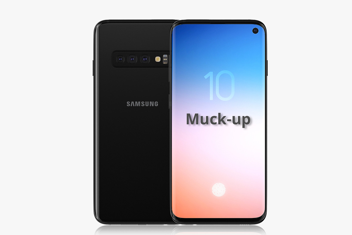 Samsung galaxy s10 Muck-up, an iPad Mockup by Proshanta Sarker (Photo 4 of 10)