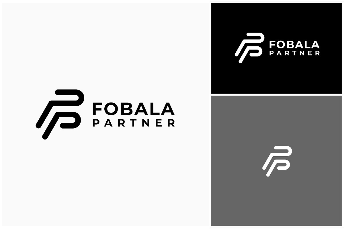 Letter FP Line Modern Logo, a Branding & Logo Template by ika trisiana (Photo 1 of 2)