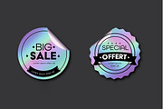 Sale Stickers Round Set, a Templates & Theme by studiogstock (Thumbnail 2 of 2)