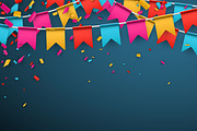 Set of colour festive banners., a Decorative Illustration by Vjom (Thumbnail 2 of 8)