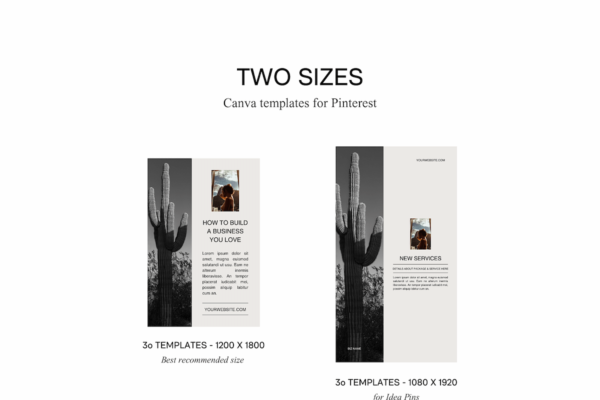 Idea Pin Pinterest Templates, a Social Media Template by Brand & Bloom (Photo 3 of 9)