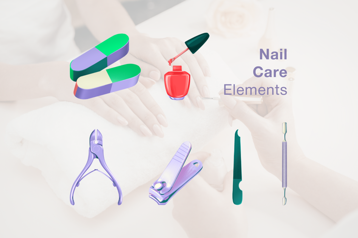 Nail Care Tools Collection, an Object Graphic by Deemak Daksina (Photo 3 of 3)