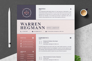 Resume Template Modern & Creative