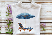 Neutral Summer Beach Clipart, an Illustration by OK Design (Thumbnail 6 of 6)