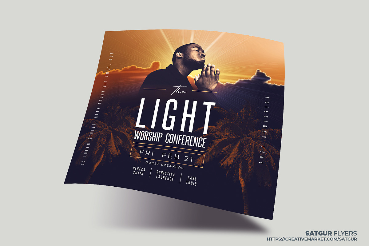 Church Flyer Template - PSD, a Flyer Template by Satgur Graphic Design (Photo 4 of 4)