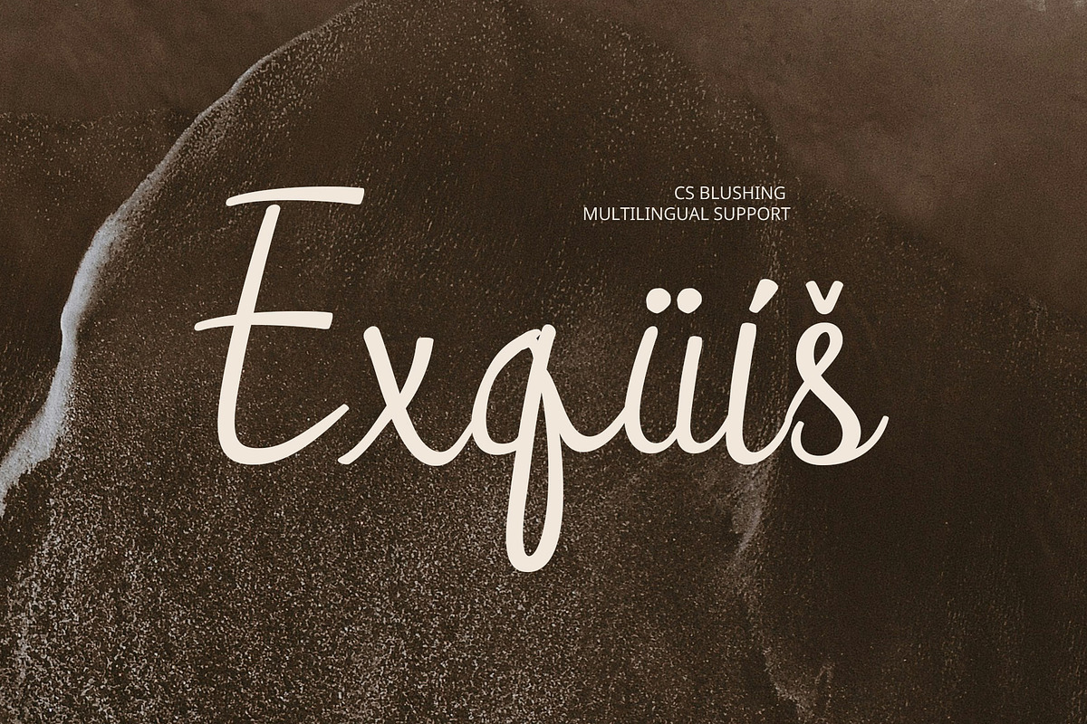 CS Blushing – Script Font, a Script Font by Craft Supply Co. (Photo 7 of 8)