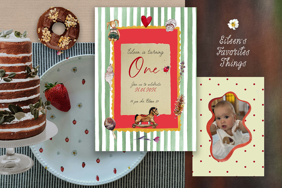 Wimsy illustrations, frames, pattern, an Object Illustration by Vero Arts (Photo 6 of 14)