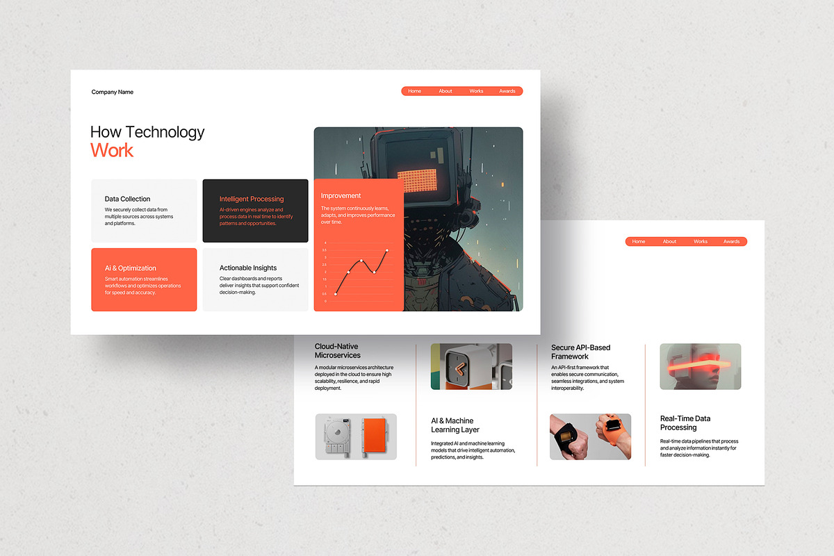 Future With Technology Presentation, a Presentation Template by evgenystudio (Photo 2 of 10)