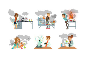 Collection of Young Scientist After, an Illustration by TopVectors