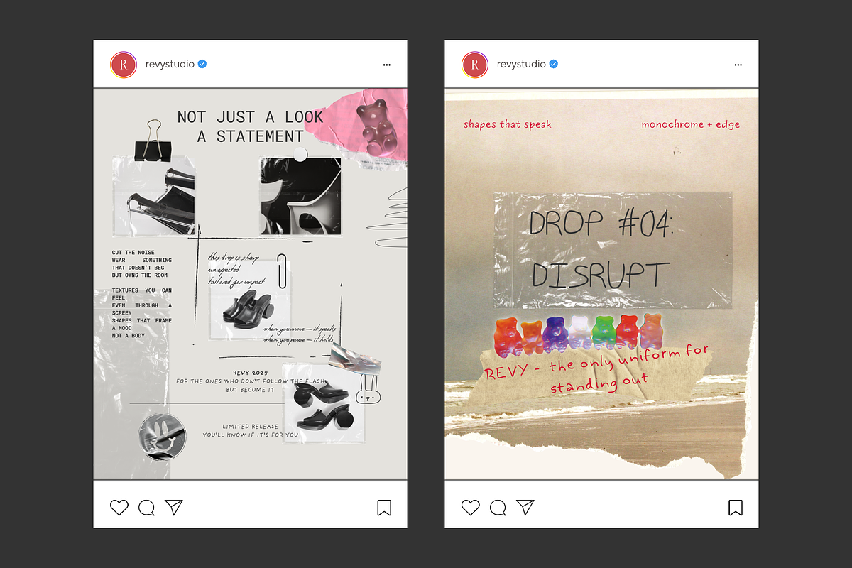 REVY Social Media Kit, a Social Media Template by rainbojelia (Photo 8 of 18)