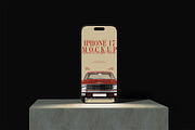 iPhone 17 Mockup, an iPhone Mockup by HanaSaka_Studio (Thumbnail 2 of 5)