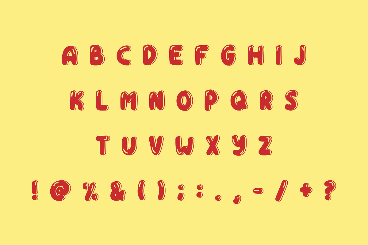 Yellow Squash, a Font by Limited.studio (Photo 5 of 6)