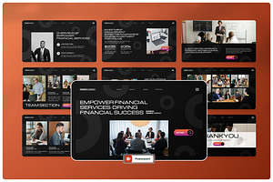 Perkada - Finance Company Powerpoint, a Presentation Template by Annora Studio