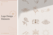 Logo Elements Collection | 50 pieces, a Decorative Illustration by amber&ink (Thumbnail 1 of 10)