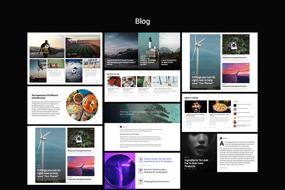 Blocks UI Kit for Sketch, an UI Kit Template by CreativesCastle (Photo 6 of 13)