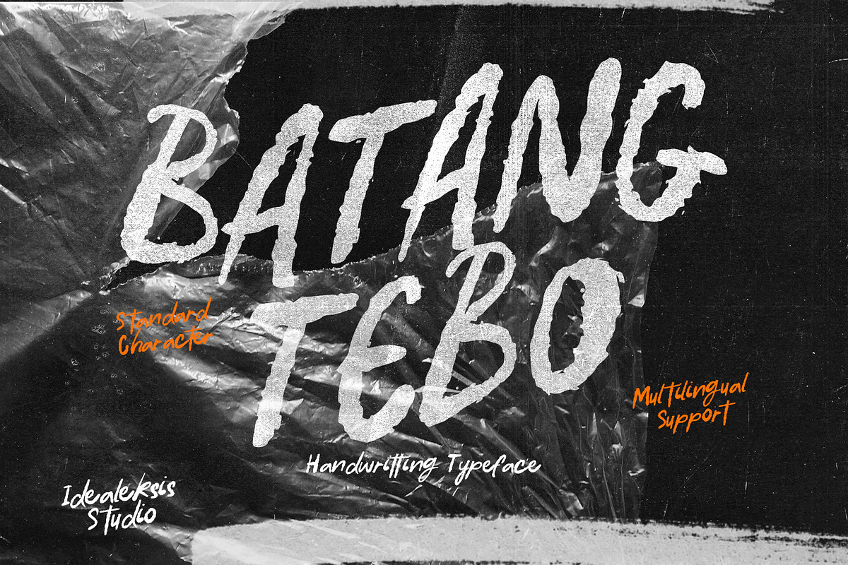 Batang Tebo, a Handwritten Font by Ideal Eksis (Photo 1 of 8)