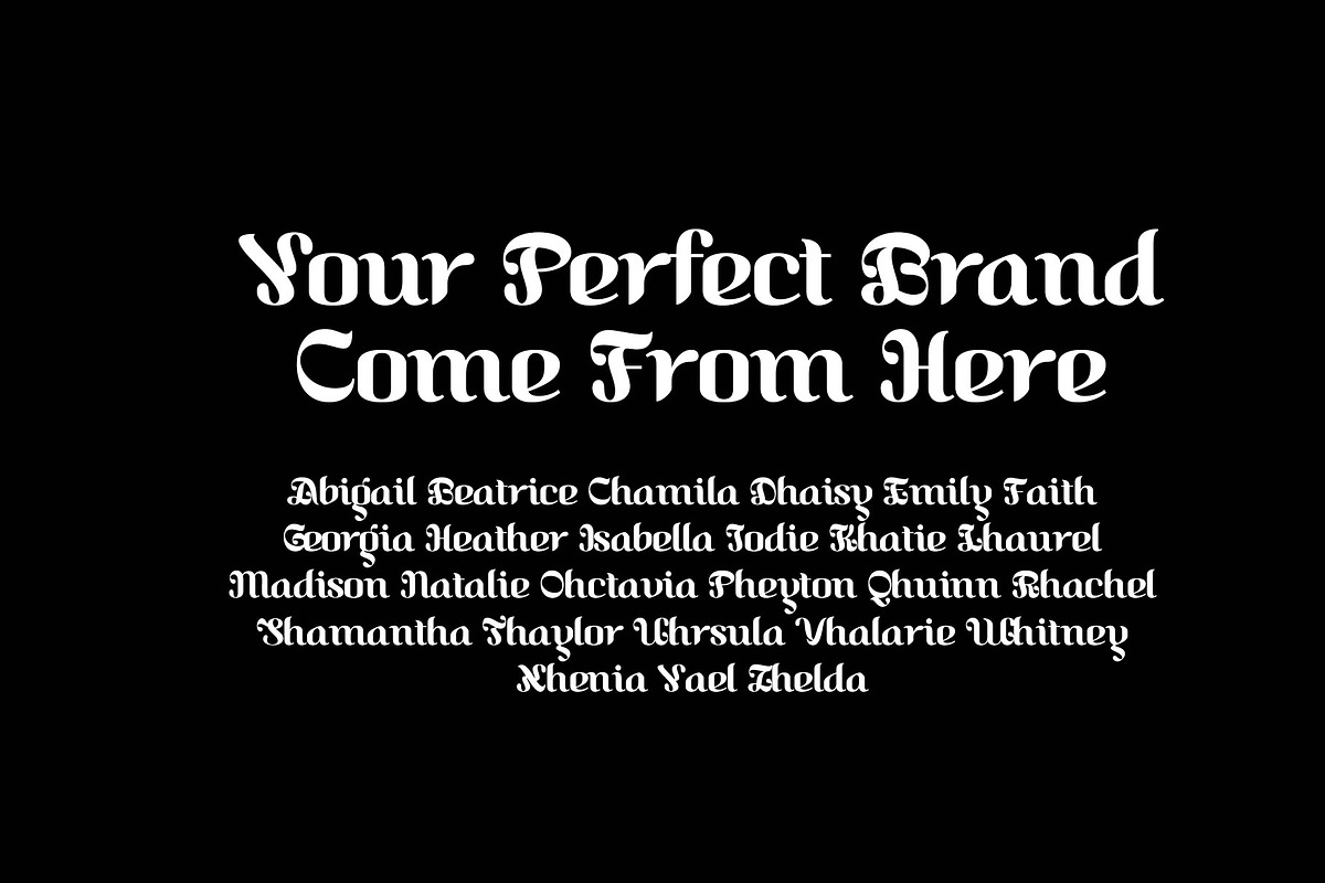 Gadesly Elegant Display Font, a Blackletter Font by RantautypeStudio (Photo 9 of 13)