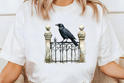 Gothic Raven Clipart, an Illustration by Libby Wishes (Thumbnail 6 of 8)