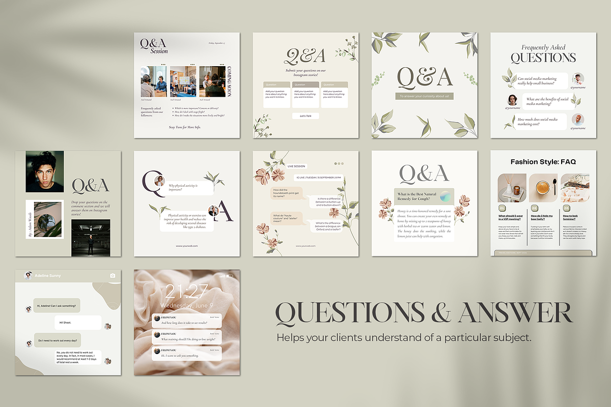 Instagram for Coach Botanical, a Social Media Template by Analogi Studio (Photo 17 of 30)
