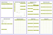 Healthy Meal Prep Tracker | Diet Log, a Stationery Template by Mustafiz (Thumbnail 4 of 5)