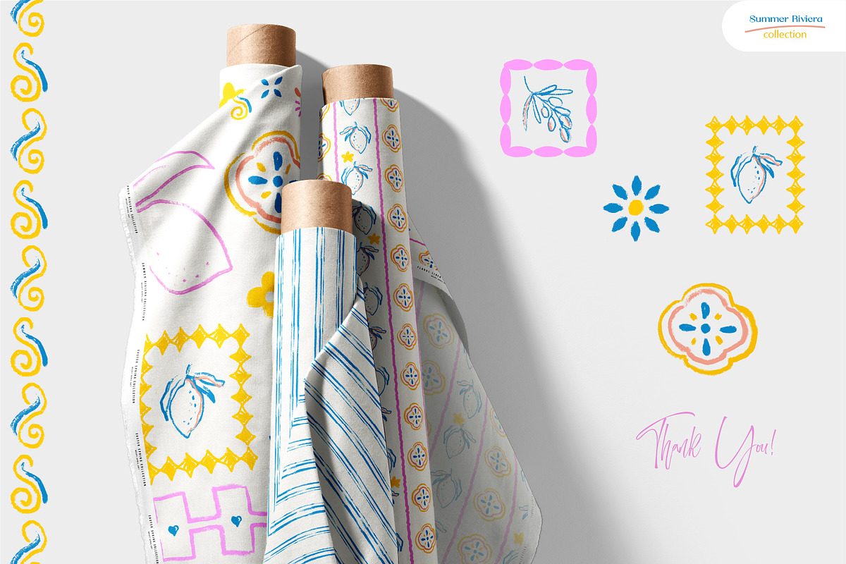 Summer Riviera - Seamless Patterns, a Pattern Graphic by Milky April (Photo 7 of 7)