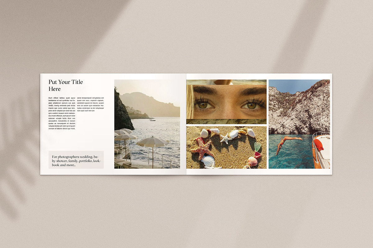 Photo Album Book Template | CANVA, a Magazine Template by ArtisanaAura (Photo 5 of 13)