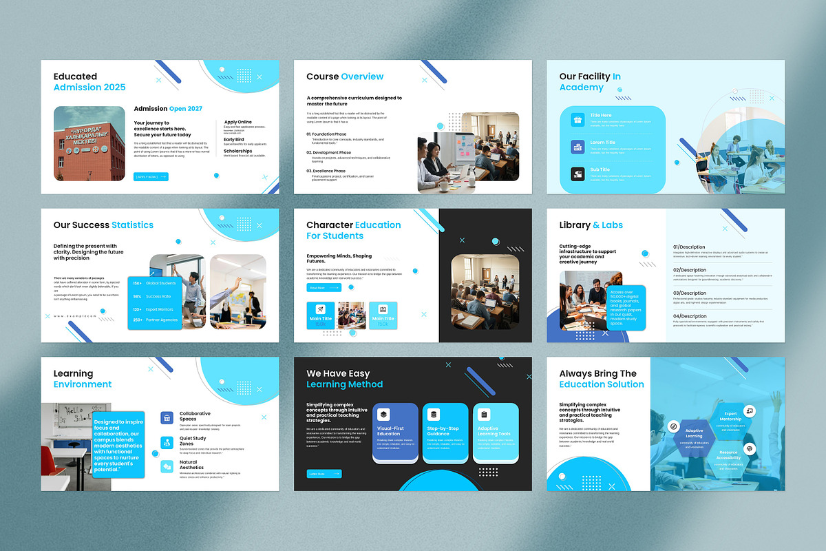 Educated Presentation Template, a Presentation Template by Slide_Genius1 (Photo 7 of 8)