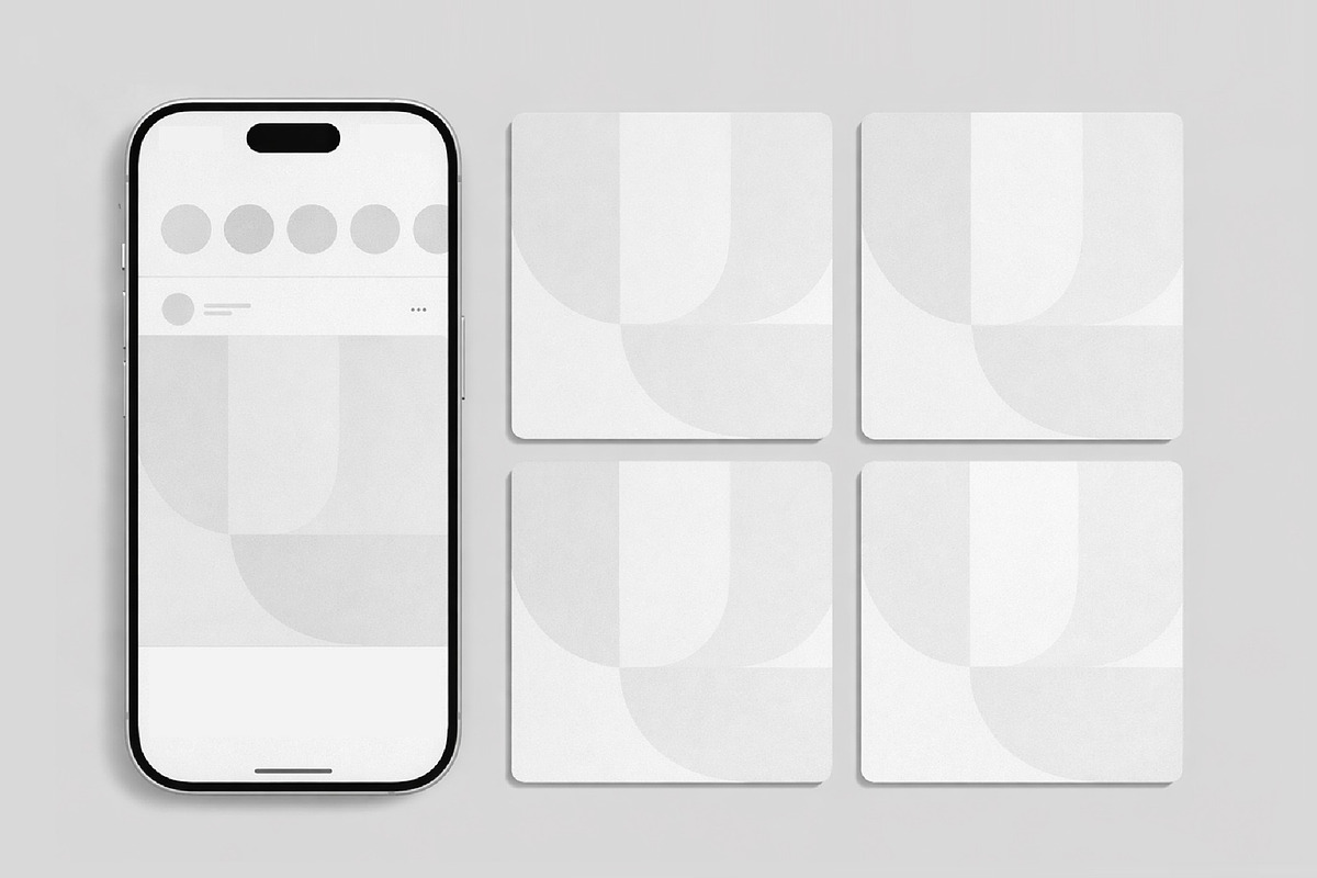 Instagram Social Media Post Mockup, a Social Media Template by studiogstock (Photo 2 of 2)