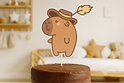 Capybara Hat Costume Clipart Set, an Animal Illustration by Palau (Thumbnail 4 of 10)