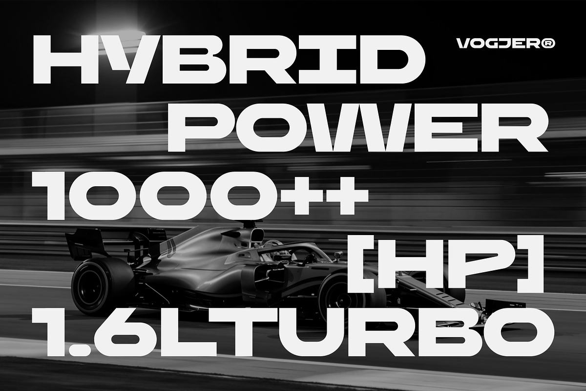 Vogjer - Bold Futuristic Font, a Sans Serif Font by limitype (Photo 4 of 14)