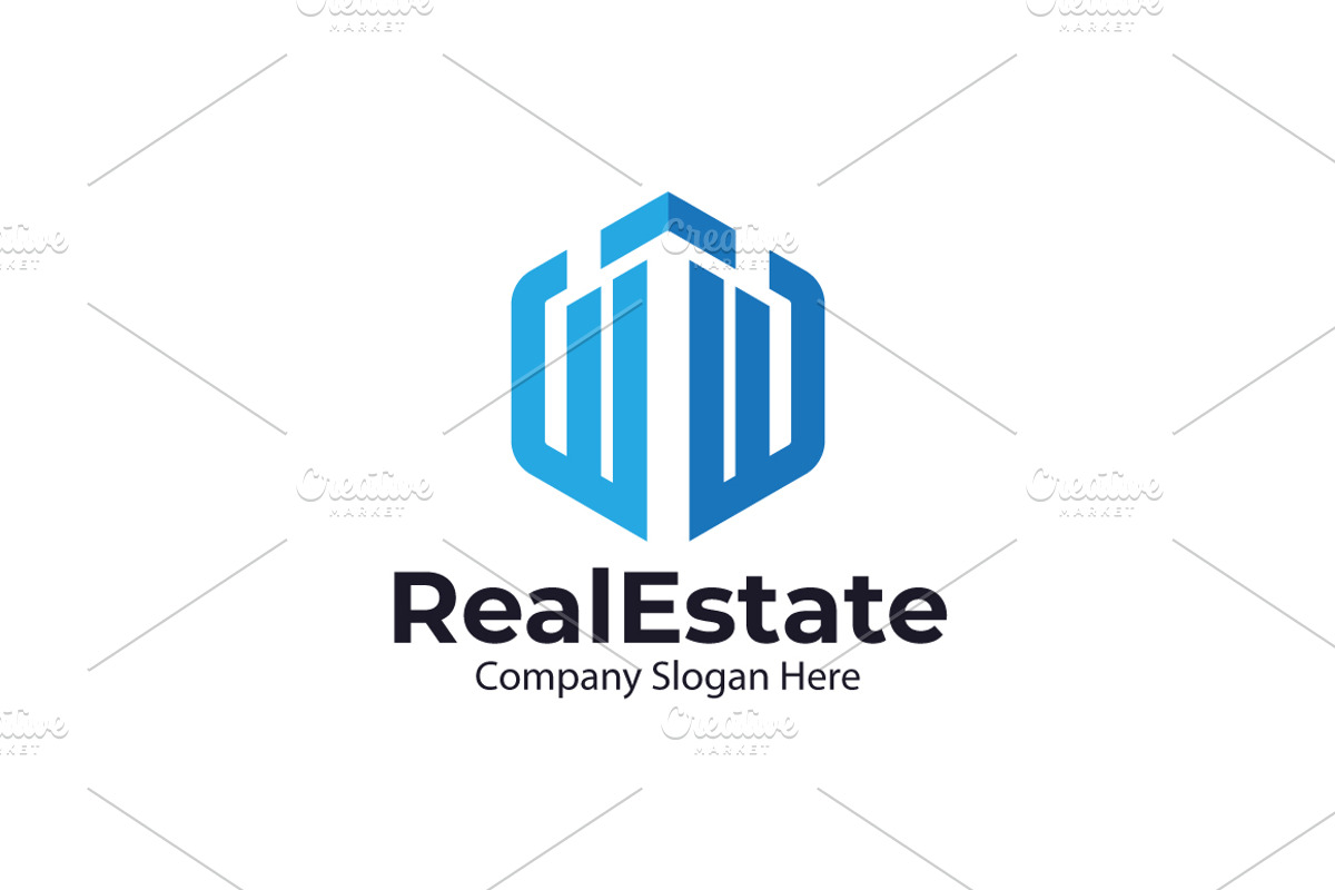 Real Estate logo, a Branding & Logo Template by saifulbranding (Photo 1 of 5)
