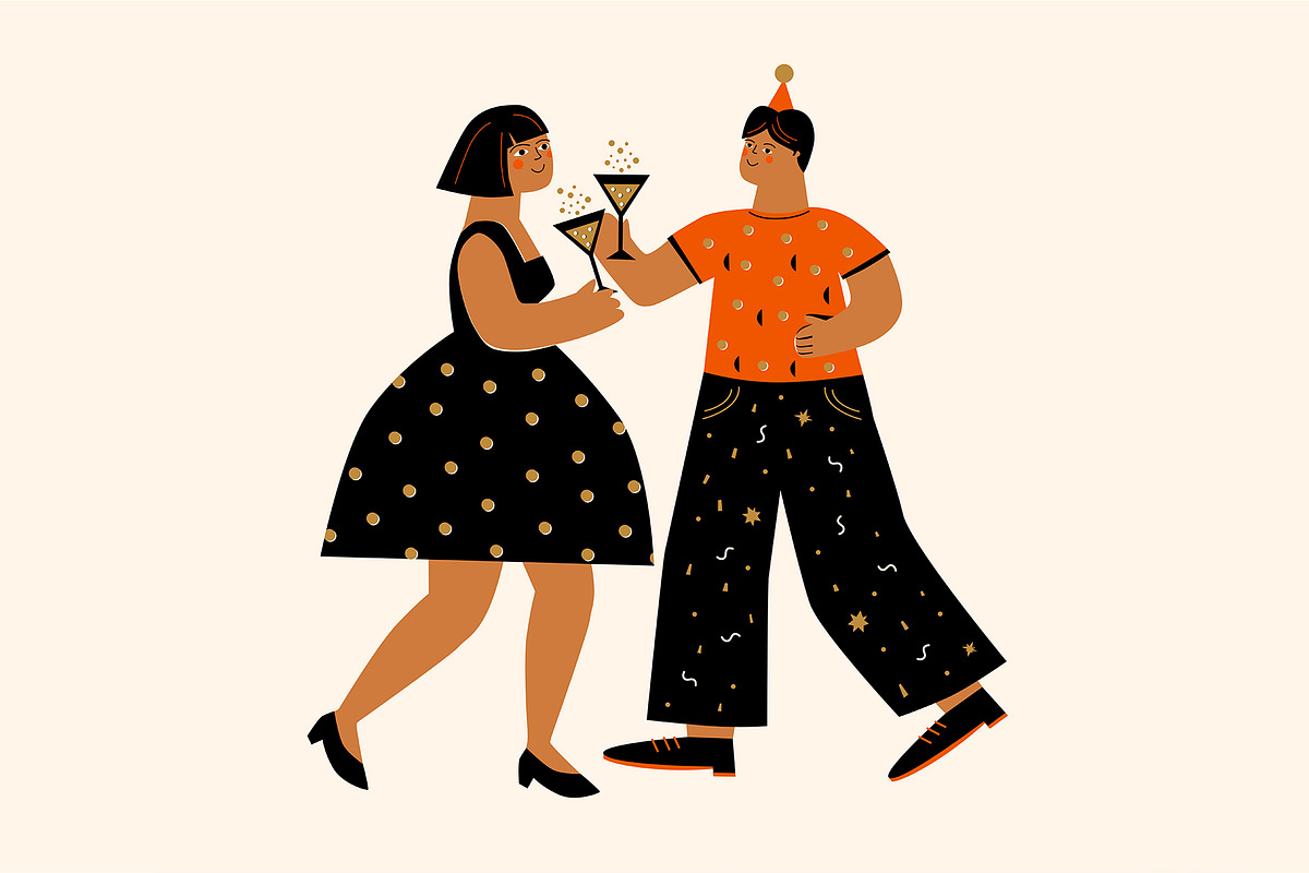 New Year & Christmas collection, a Seasonal Illustration by MoleskoStudio (Photo 14 of 38)