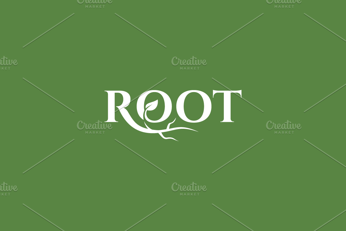 Root Organic Natural Botanical Logo, a Branding & Logo Template by yopie (Photo 4 of 7)