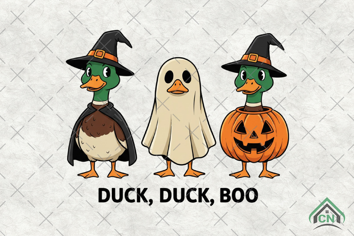 Funny Halloween Duck Png, an Illustration by Craft Nest (Photo 1 of 6)