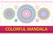Colorful Mandala, a Decorative Illustration by 611 Studio (Thumbnail 1 of 4)
