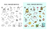 Coffeeshop. All About Coffee., a Food Illustration by WINS Doodle shop (Thumbnail 4 of 5)