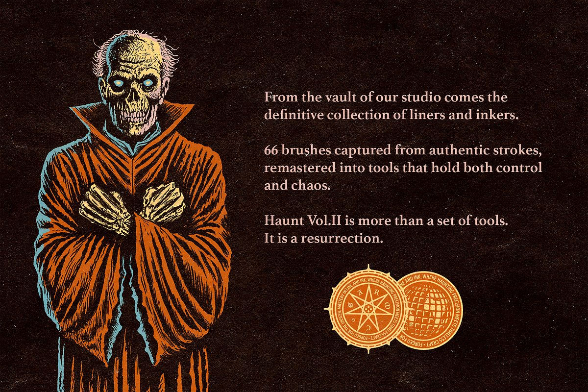 Haunt Vol.2 (Procreate), a Brushes & More by G.A.R.M. Company (Photo 5 of 7)
