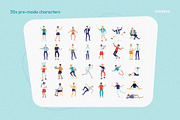 Vector Character Creator Mega Bundle, an Object Illustration by Staple. (Thumbnail 8 of 11)