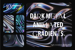 Dark Metallic Iridescent Animation