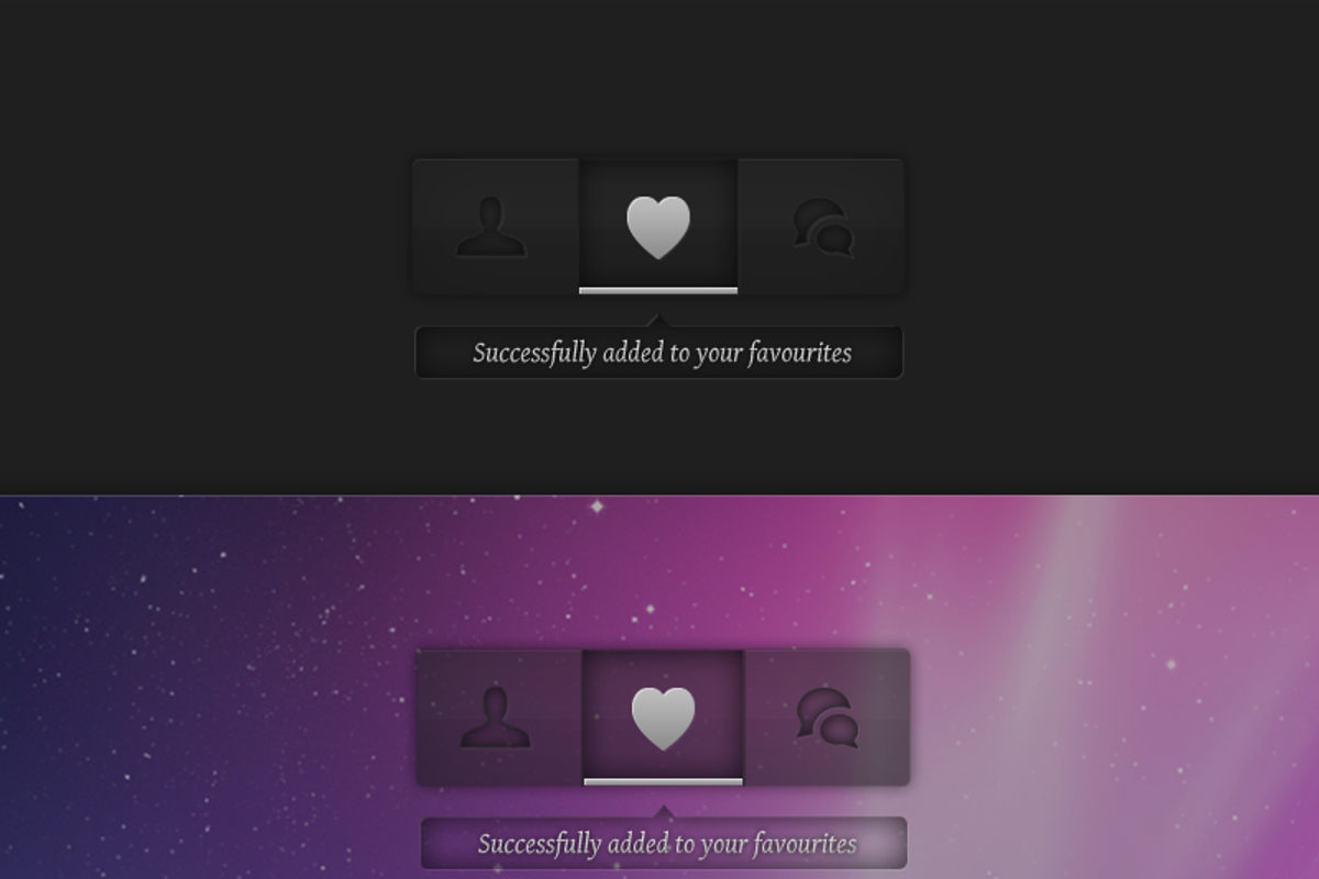 Transparent UI Style