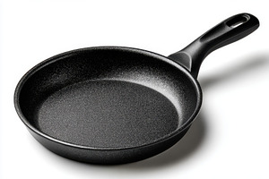 Black Frying Pan Kitchen Cookware No, a Photo by Pixeness Studio