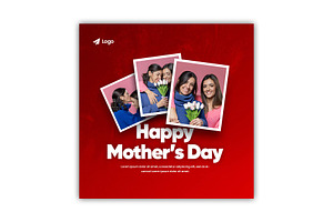 Mother's Day Banner Design Template, a Social Media Template by Saman Osama
